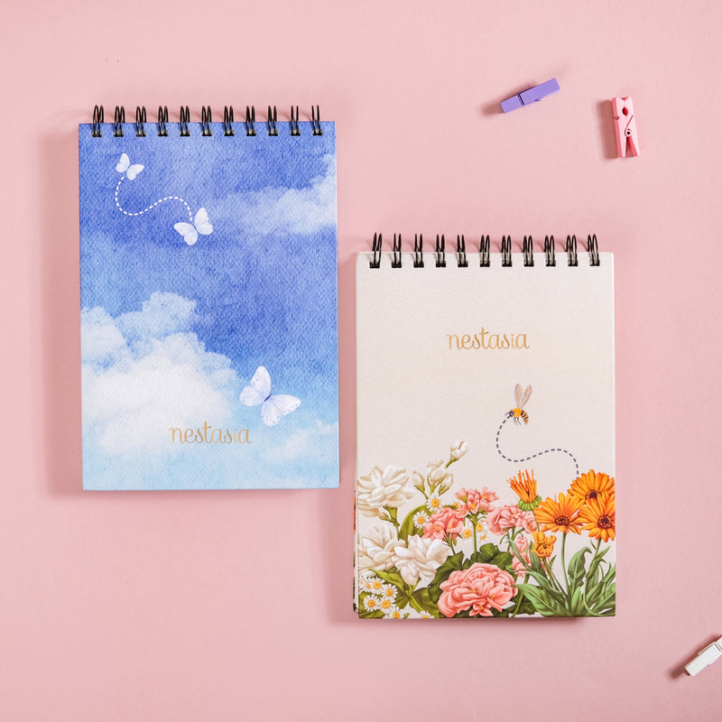 Let Love Bloom Spiralbound Notepad Set Of 2