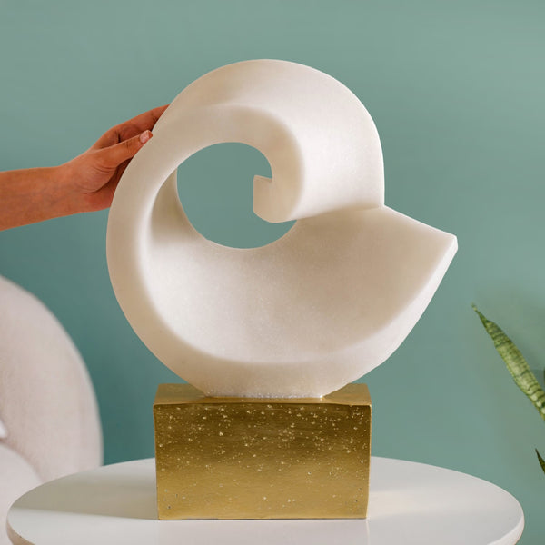 Ocean Wave Center Table Decor