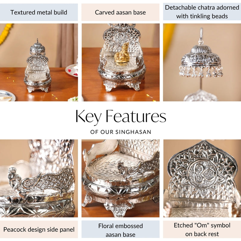 Om Namo Singhashan With Detachable Chatra