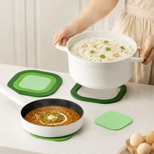 Ombre Green Magnetic Trivet Set Of 3