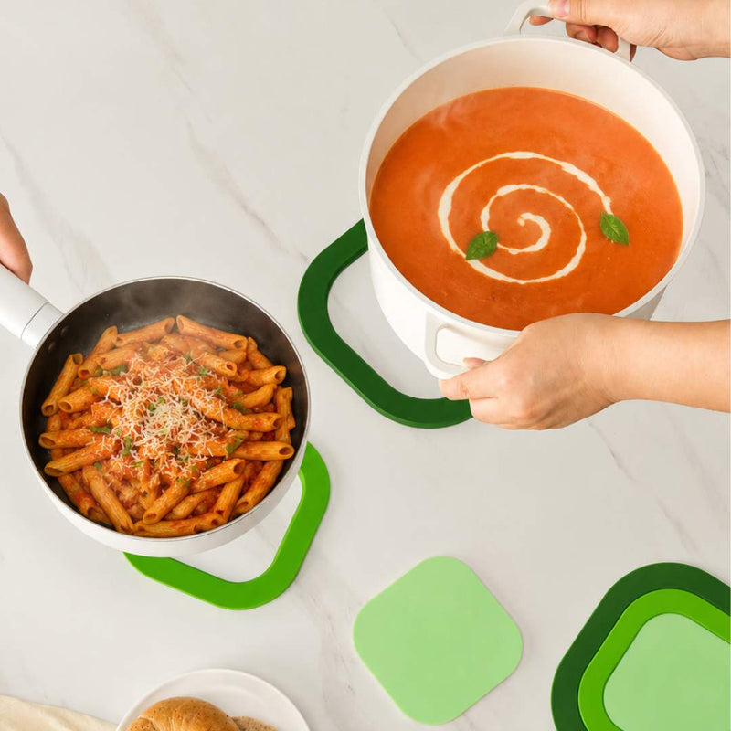 Ombre Green Magnetic Trivet Set Of 3