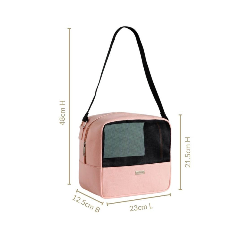 On The Go Mesh Lunch Bag Pink