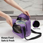 On The Go Mesh Lunch Bag Purple