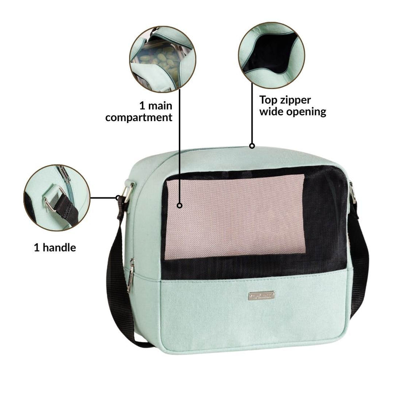 On The Go Mesh Lunch Bag Green