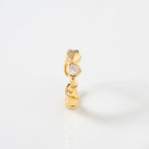 Only Hearts Finger Ring Gold