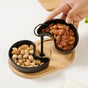 Matte Black Platter Set Of 3