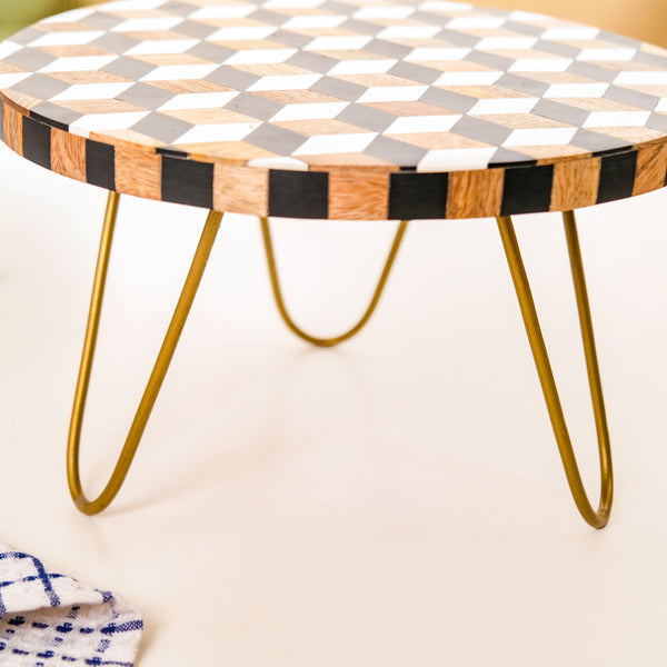 Fusion Mid Century Modern Riser Cake Stand