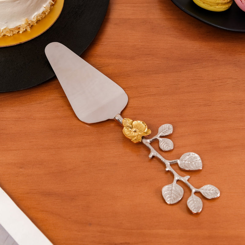 Rose Garden Cake Knife And Server Set Of 2