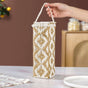 Organic Handwoven Bottle Holder Basket White