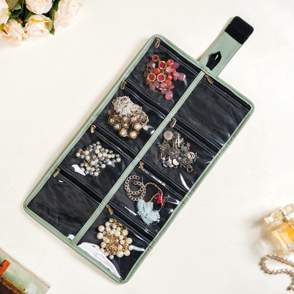 Portable Jewellery Organizer Roll
