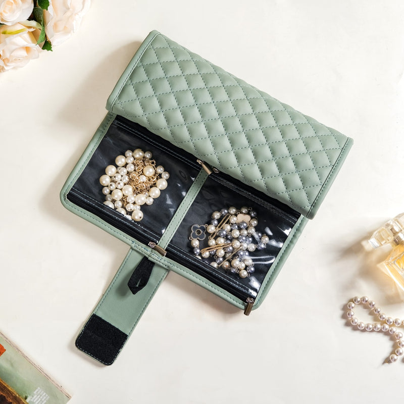 Portable Jewellery Organizer Roll