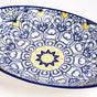 Vibrant Mandala Platter Yellow And Blue Set Of 2