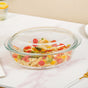 Transparent Oval Glass Casserole Dish With Lid 3300ml