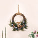 Wise Owl Hallow Sustainable Christmas Wreath For Wall Decor