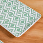 Kaleido Ceramic Platter Set Of 4 Green 7 Inch