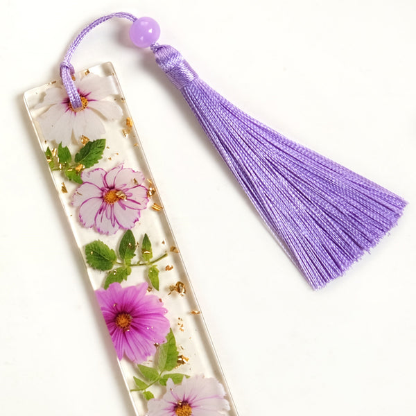 Petaled Pages Bookmark With Tassel