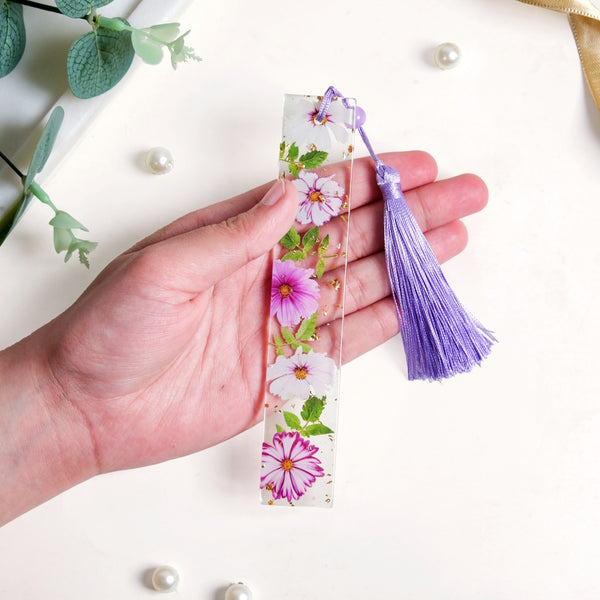 Petaled Pages Bookmark With Tassel