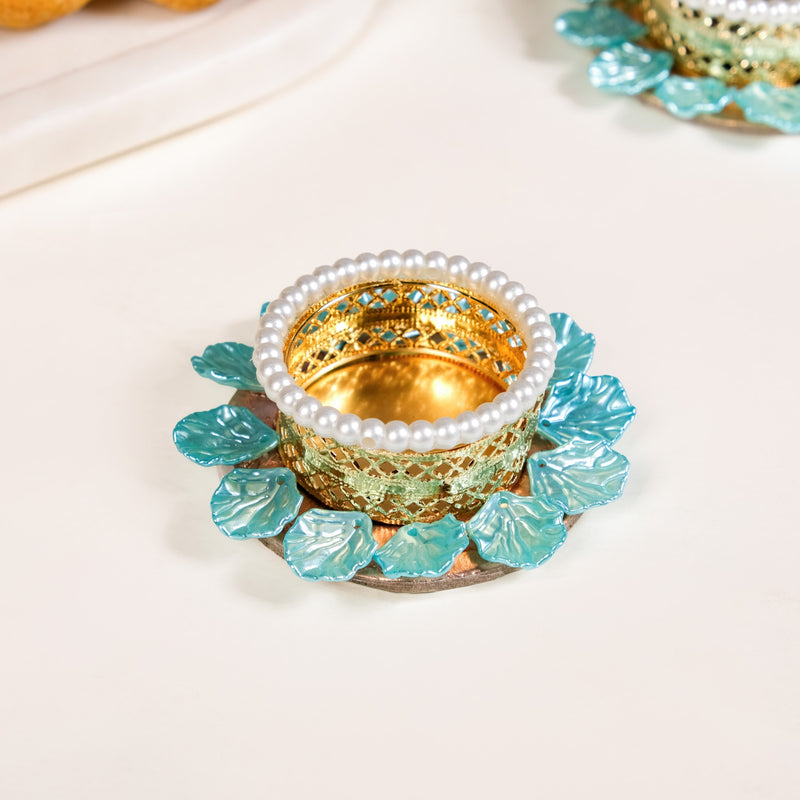 Pastel Bloom Festive Tea Light Holder Set Of 6