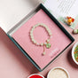 Pastel Green Bracelet Rakhi Gift Set