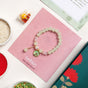 Pastel Green Bracelet Rakhi Gift Set