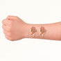 Peach Petal Rakhi Gift Set