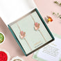 Peach Petal Rakhi Gift Set