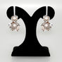 Pearl Blossom Earrings Silver