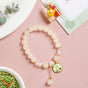 Pearl White Bracelet Rakhi Gift Set