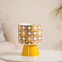 Colour Pop Pedestal Flower Pot Bauhaus Multicolour- Colour Pop Flower Pot, Multicolour Pedestal Pot, Decorative Pedestal Planter, Vibrant Flower Pot