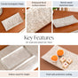 Petal Press Embossed Decorative Tray