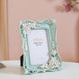 Vintage Rose Blossom Resin Photo Frame 8"x6"