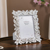 Tropical Palm Photo Frame Large Silver Antique Finish 10