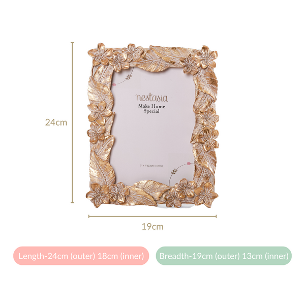 Glam Tropical Picture Frame Gold