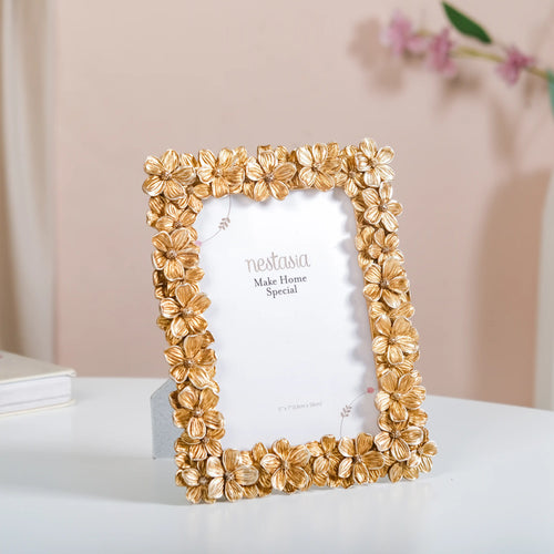 Radiant Floral Family Photo Frame Large