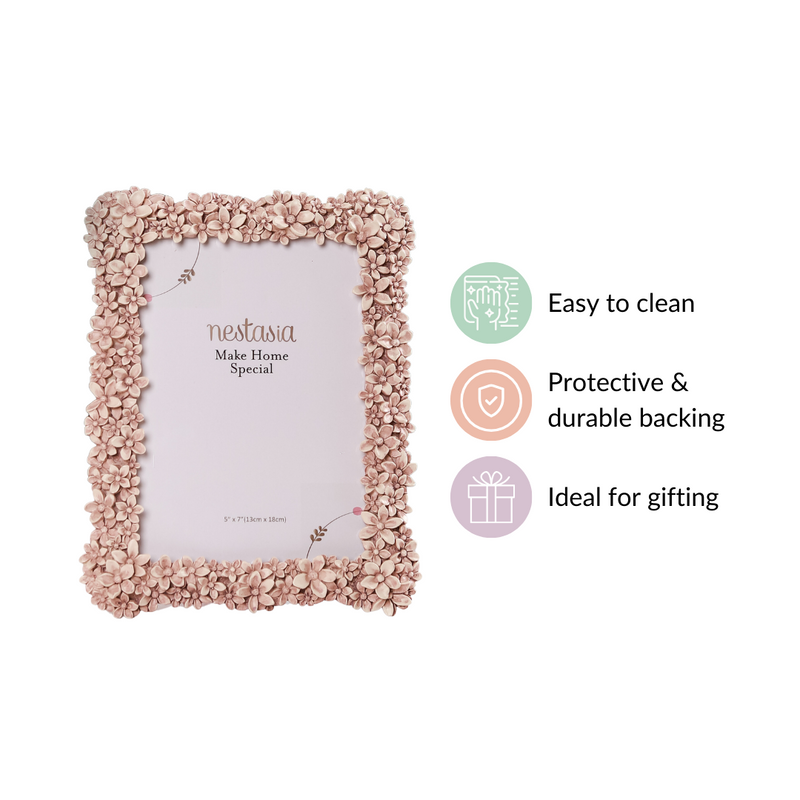 Floret Rectangle Table Photo Frame