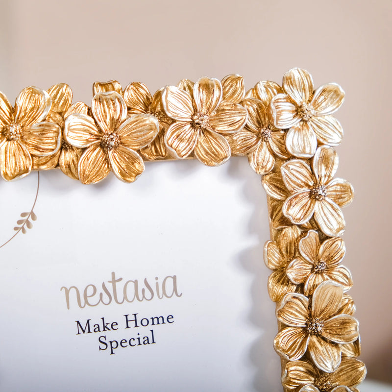 Radiant Floral Family Photo Frame Large