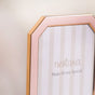 Foldable Double Photo Frame Powder Pink 11"x5.5" - Foldable Photo Frame, Pink Photo Frame, Compact Double Frame, Decorative Pink Frame