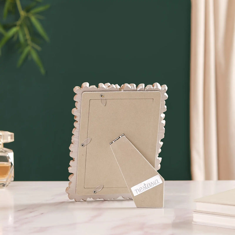 Blooming Garden Table Photo Frame Silver