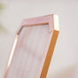 Set Of 2 Opulent Photo Frames Pink Gold