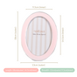 Pink Paradise Oval Photo Holder Frame