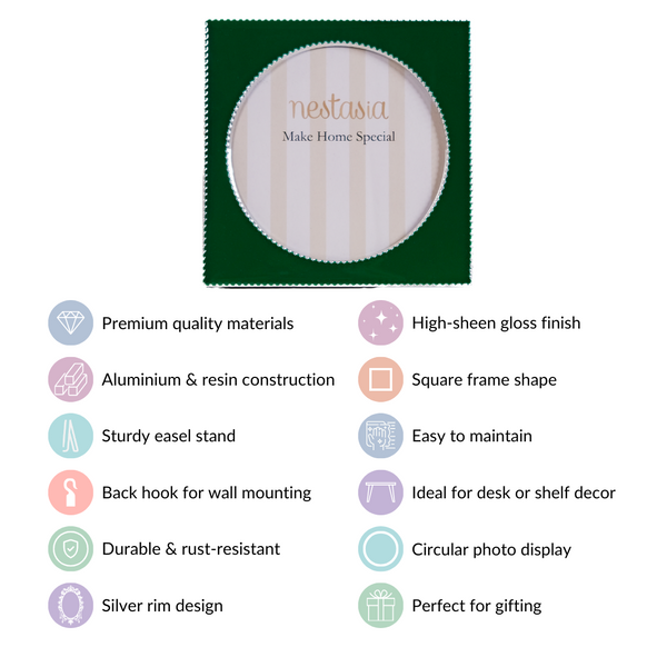 Polished Photo Frame Midnight Green