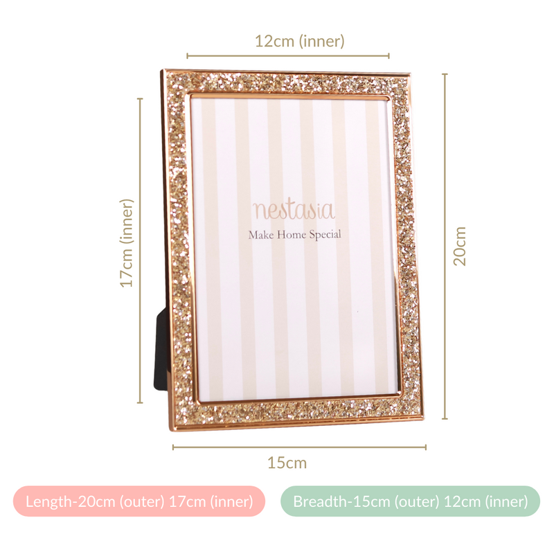 Gold Glossy Modern Photo Frame