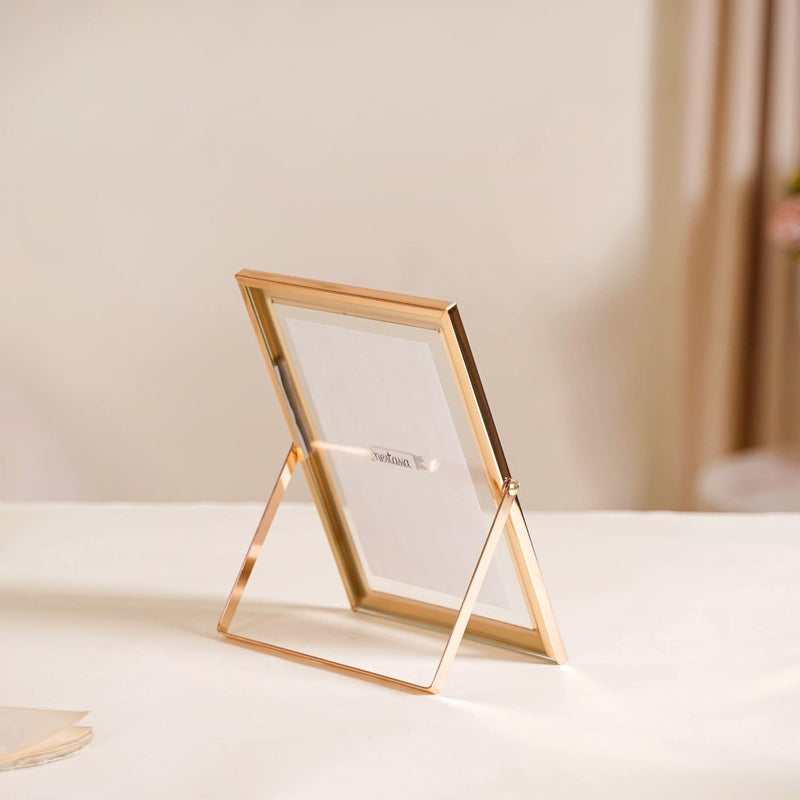 Set Of 3 Individual Tabletop Photo Frames Peach