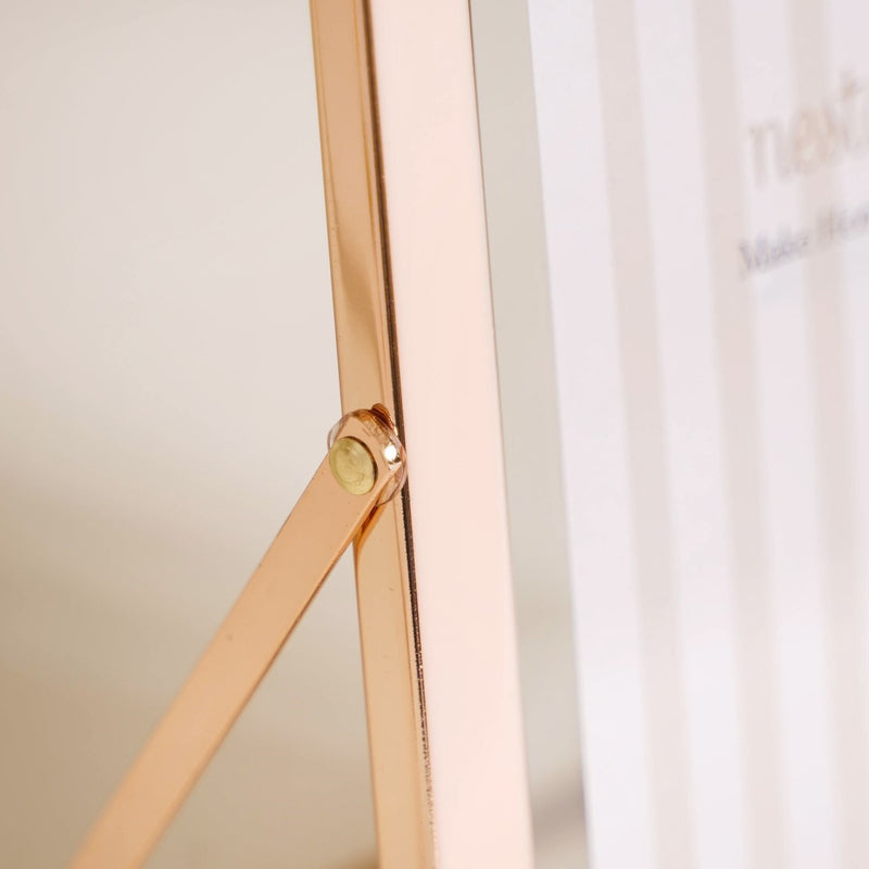 Set Of 3 Individual Tabletop Photo Frames Peach