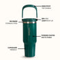 PickSip 40 Insulated Tumbler With Top Handle Emerald Isle 1200ml