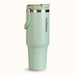 PickSip 40 Insulated Tumbler With Top Handle Milk Matcha Green 1200ml