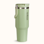 PickSip 40 Insulated Tumbler With Top Handle Pistachio Cream Green 1200ml