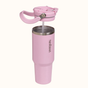 PickSip 40 Insulated Tumbler With Top Handle Quartz Cloud Pink 1200ml