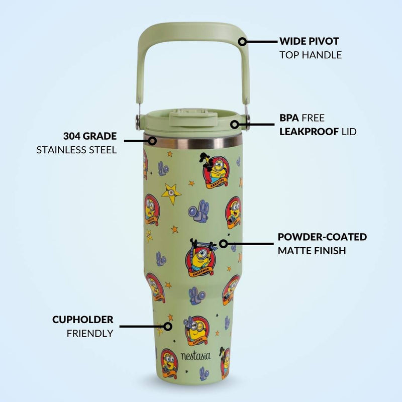 Minions And Monsters Moods PickSip 40 Bottle 1200ml Green