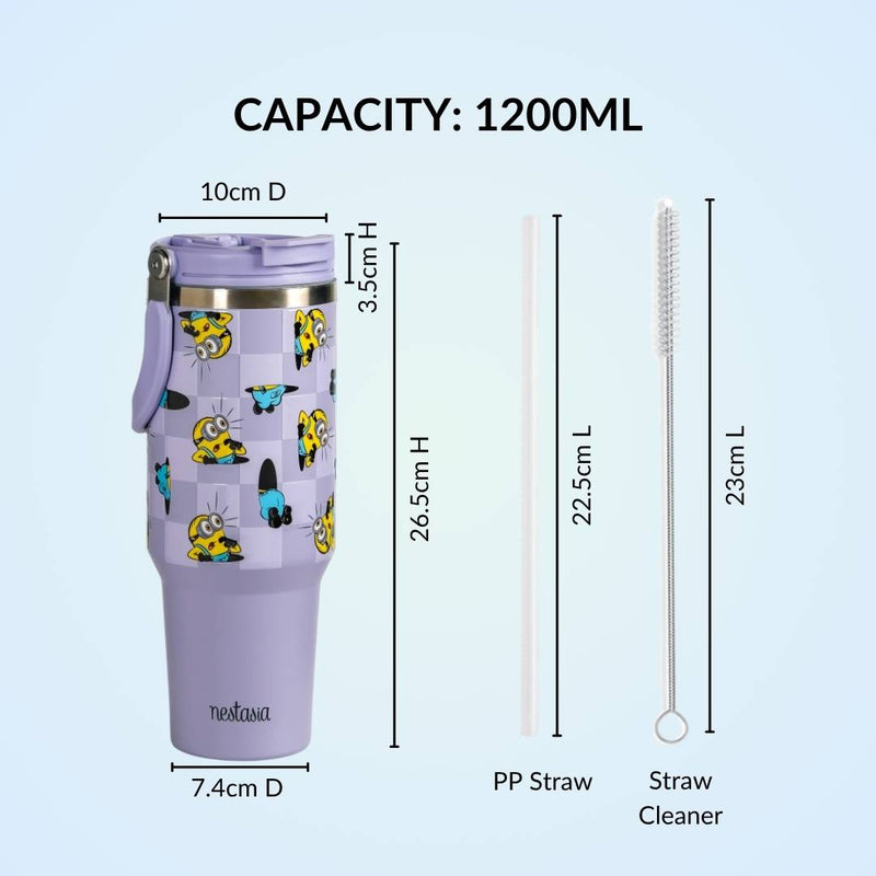 Minions Hide And Seek PickSip 40 Bottle 1200ml Purple